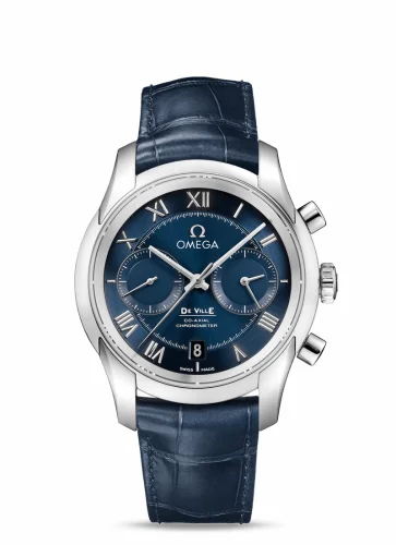 Omega De Ville Co-Axial 42 Chronograph Stainless Steel / Blue 431.13.42.51.03.001 (43113425103001)